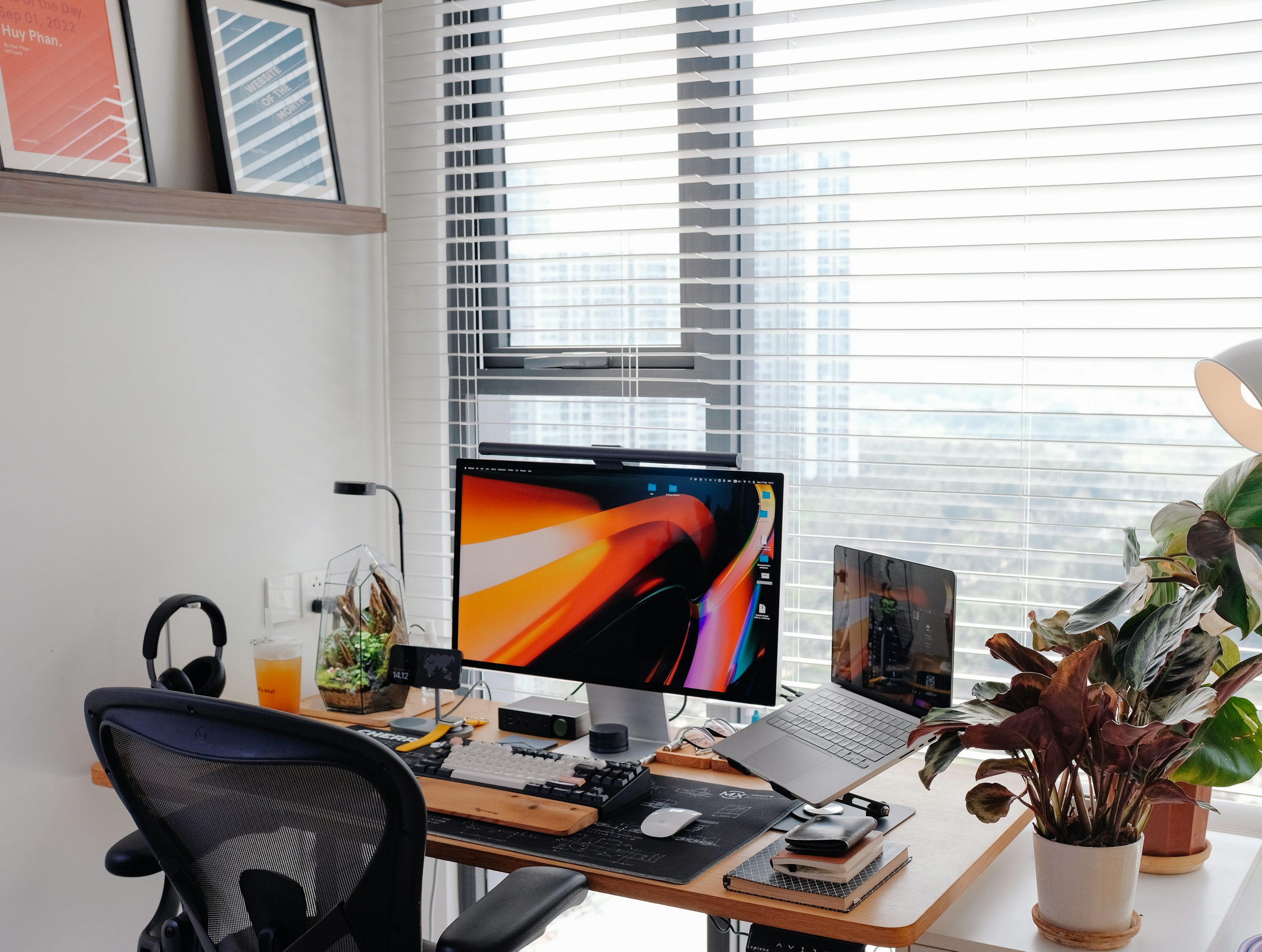 Modern Organized Home Office