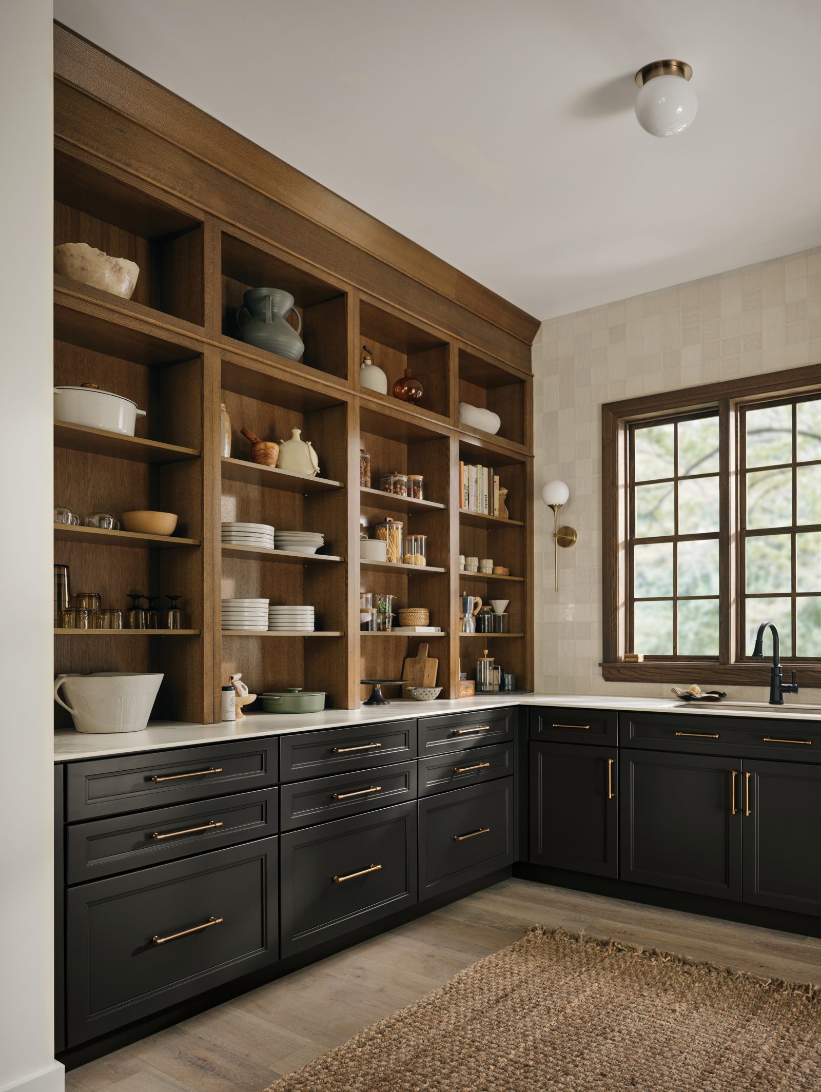 Kitchen Pantry with Custom Cabinets